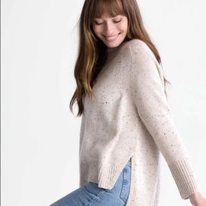 MERSEA - Cashmere/Merino Wool sweater in light beige